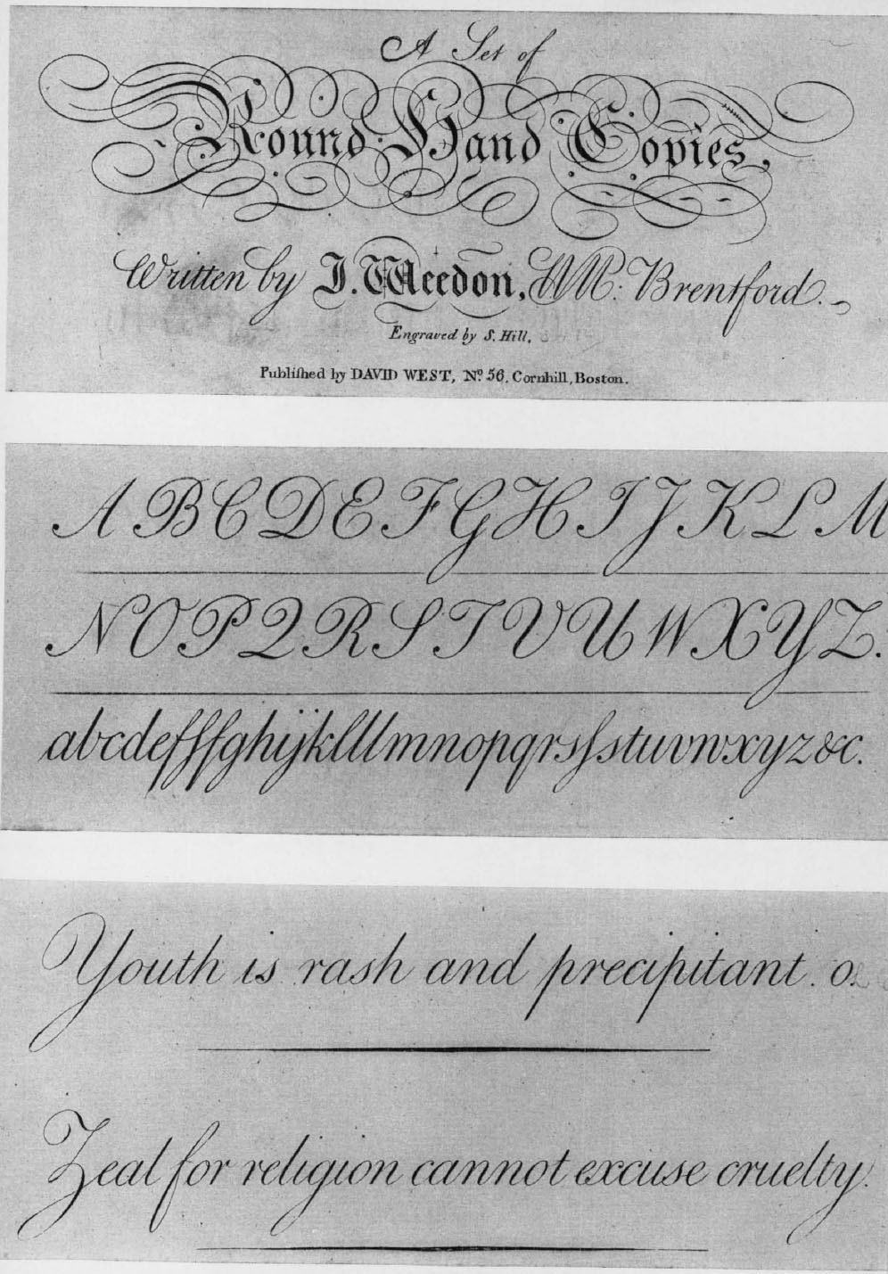 1852 Springfield MA Beautiful Cursive Letter to Mary Hall Cherry Valley, NY  #F2M